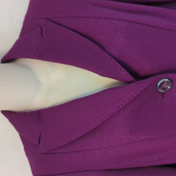 Rena Lange Grape Bow Detail Wool Blazer - Picture 6 of 16